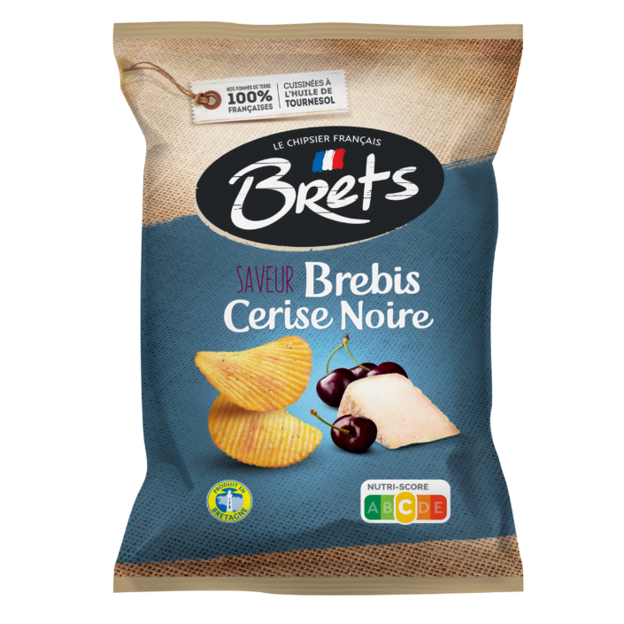 Chips Brets ondulées saveur Beurre salé Bret s Le chipsier français